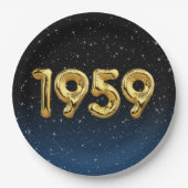 Birthday Balloons 1959 in Bord van stervelpapier (Voorkant)