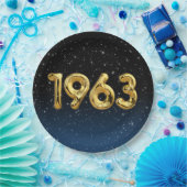 Birthday Balloons 1963 in Bord voor stervelpapier (Feest)