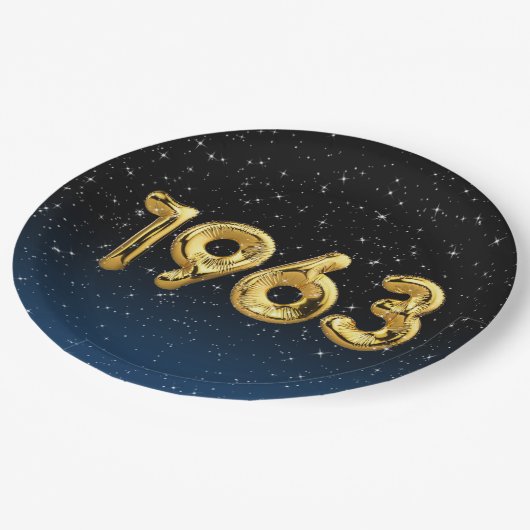 Birthday Balloons 1963 in Bord voor stervelpapier (Gekanteld)