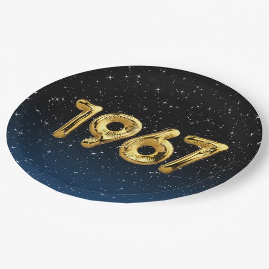 Birthday Balloons 1967 in Bord voor stervelpapier (Gekanteld)