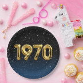 Birthday Balloons 1970 in Bord met stervelpapier (Feest)