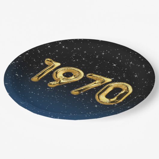 Birthday Balloons 1970 in Bord met stervelpapier (Gekanteld)