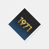 Birthday Balloons 1971 in Stars Napkins Servet (Hoek)