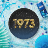 Birthday Balloons 1973 in Bord van stervelpapier (Feest)