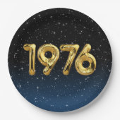 Birthday Balloons 1976 in Bord met stervelpapier (Voorkant)