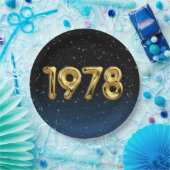 Birthday Balloons 1978 in Bord van stervelpapier (Feest)
