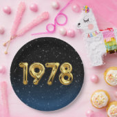 Birthday Balloons 1978 in Bord van stervelpapier (Feest)