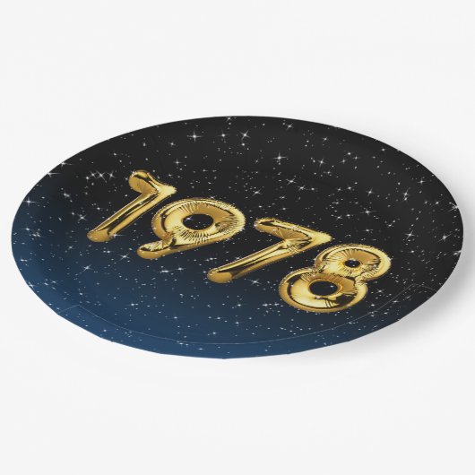 Birthday Balloons 1978 in Bord van stervelpapier (Gekanteld)