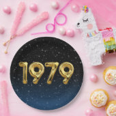 Birthday Balloons 1979 in sterren Papieren Bordje (Feest)