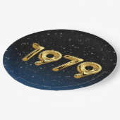 Birthday Balloons 1979 in sterren Papieren Bordje (Gekanteld)