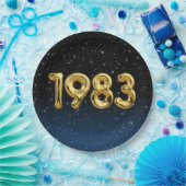 Birthday Balloons 1983 in Bord van stervelpapier (Feest)