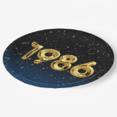 Birthday Balloons 1986 in Bord met stervelpapier (Gekanteld)