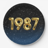 Birthday Balloons 1987 in Bord met stervelpapier (Voorkant)