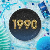 Birthday Balloons 1990 in Bord van stervelpapier (Feest)