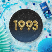 Birthday Balloons 1993 in sterren Papieren Bordje (Feest)