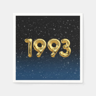 Birthday Balloons 1993 in sterren Servet