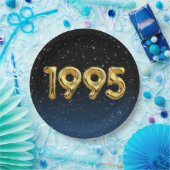 Birthday Balloons 1995 in sterren Papieren Bordje (Feest)