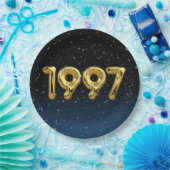 Birthday Balloons 1997 in sterren Papieren Bordje (Feest)