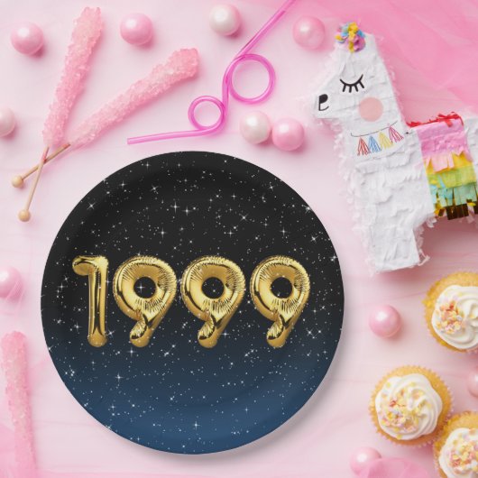 Birthday Balloons 1999 in Bord van stervelpapier (Feest)