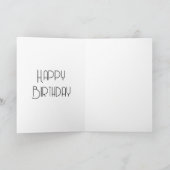 Birthday Balloons. Add Name. Kaart (Binnen)