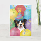 Birthday Balloons Berner Kaart (Voorkant)