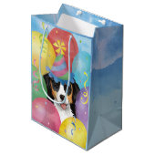Birthday Balloons Berner Medium Gift Bag Cadeauzakje (Voorkant Gekanteld)