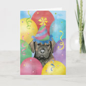 Birthday Balloons Cane Corso Kaart (Voorkant)
