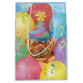Birthday Balloons Dogue de Bordeaux Medium Cadeauzakje (Voorkant)