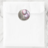 Birthday Balloons Envelope Seal Ronde Sticker (Tas)
