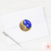 Birthday Balloons Envelope Seal Ronde Sticker (Envelop)