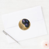 Birthday Balloons Envelope Seal Ronde Sticker (Envelop)