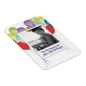 Birthday Balloons Fotomagneet Magneet (Rechterzijde)