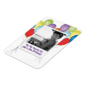 Birthday Balloons Fotomagneet Magneet (Linkerzijde)