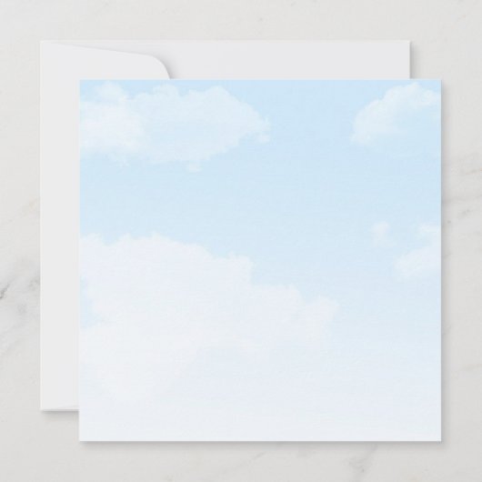 Birthday Balloons Kaart (Achterkant)