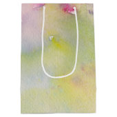 Birthday Balloons over Waterverf Medium Cadeauzakje (Achterkant)