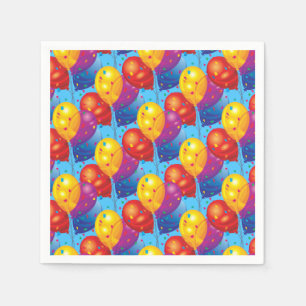 Birthday Balloons Paper Napkins Servet