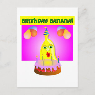 Birthday Banana Briefkaart