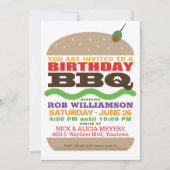 Birthday Barbeque | BBQ Party Kaart (Voorkant)
