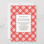 Birthday Barbeque | BBQ Party Kaart (Achterkant)