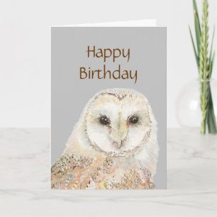 Birthday Barn Owl Waarom vieren we kaarten