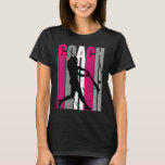 Birthday Baseball roze Coach Womens Retro Daughter T-shirt<br><div class="desc">Verjaardag Honkbal Roze Coach Vrouwen Retro Dochter Kleurrijk</div>