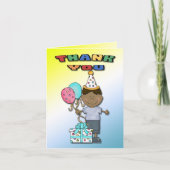 Birthday Bash Boy B Bedankt kaarten (Voorkant)