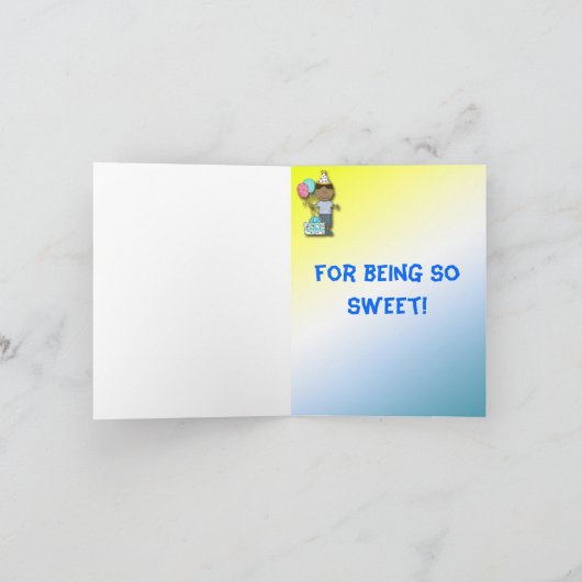 Birthday Bash Boy B Bedankt kaarten (Binnen)