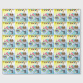 Birthday Bash Boy Birthday Wrapping Paper Cadeaupapier (Vlak)