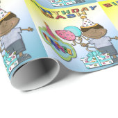 Birthday Bash Boy Birthday Wrapping Paper Cadeaupapier (Rol Hoek)
