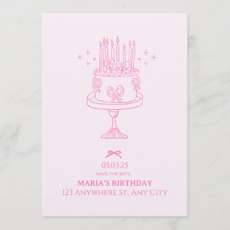Birthday Bash – Editable Celebration Invitation Kaart