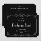 Birthday Bash Kaart (Voorkant / Achterkant)