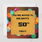 Birthday Bash Kaart (Voorkant)