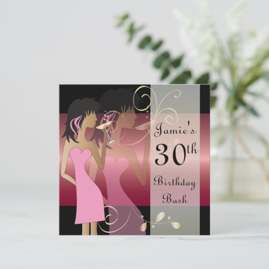 Birthday Bash Kaart (Staand voorkant)