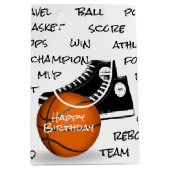 Birthday Basketball en Sneaker Medium Cadeauzakje (Voorkant)